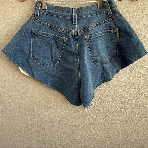 Vintage‎ Vibrant MIU High Cut Denim Shorts Size Small NWT - Picture 3 of 7
